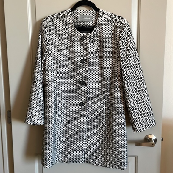 Johnston & Murphy Long Houndstooth Blazer XL - Picture 2 of 10